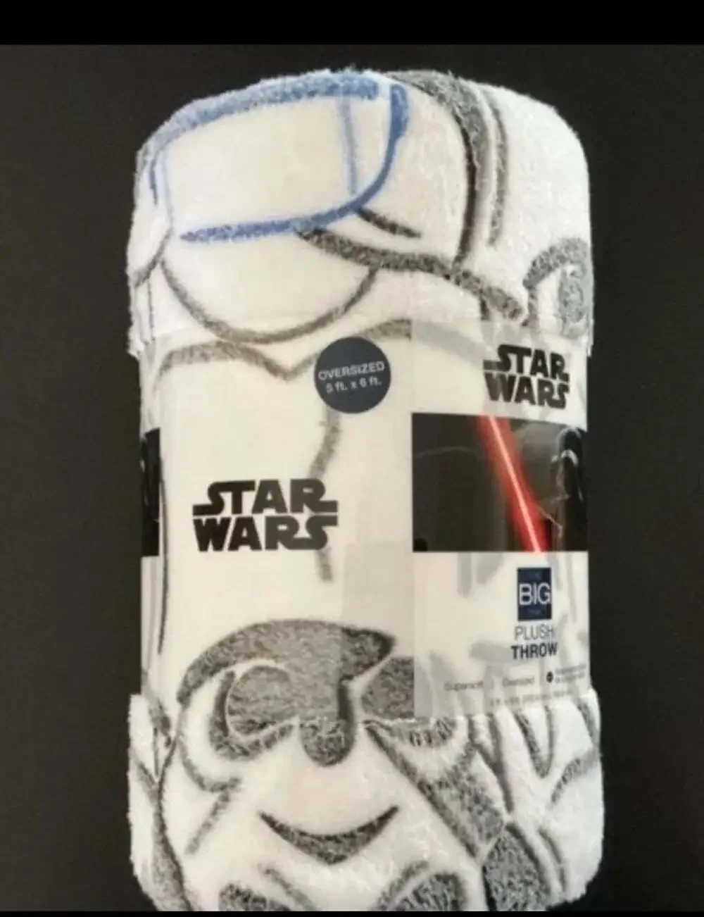 Star Wars The Big One Oversized Plush Throw Blanket Stormtrooper Pattern